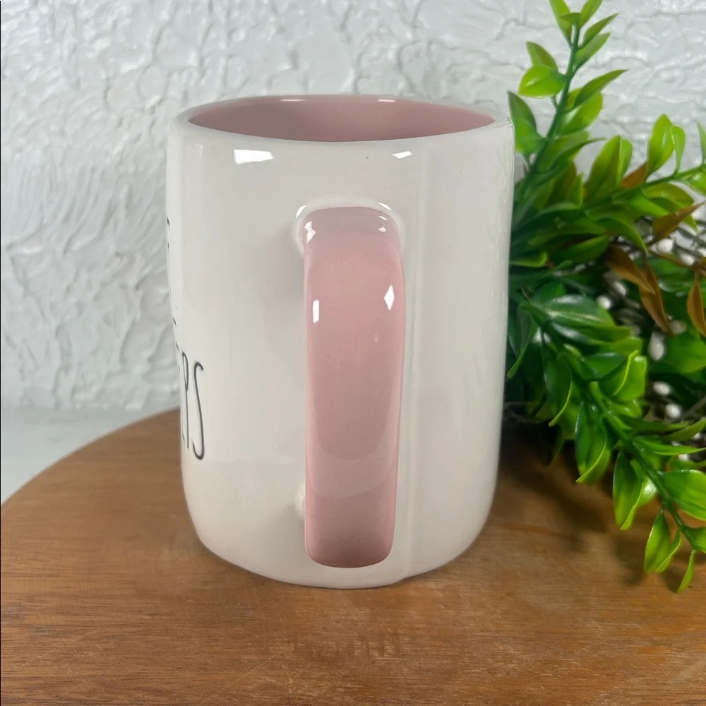 Rae Dunn “Love My Peeps' Mug White Pink 18 Oz Mug Easter Spring Coffee Drink Mug - Picture 5 of 11